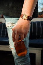 Omega Solid Gold Manual Wind Tank