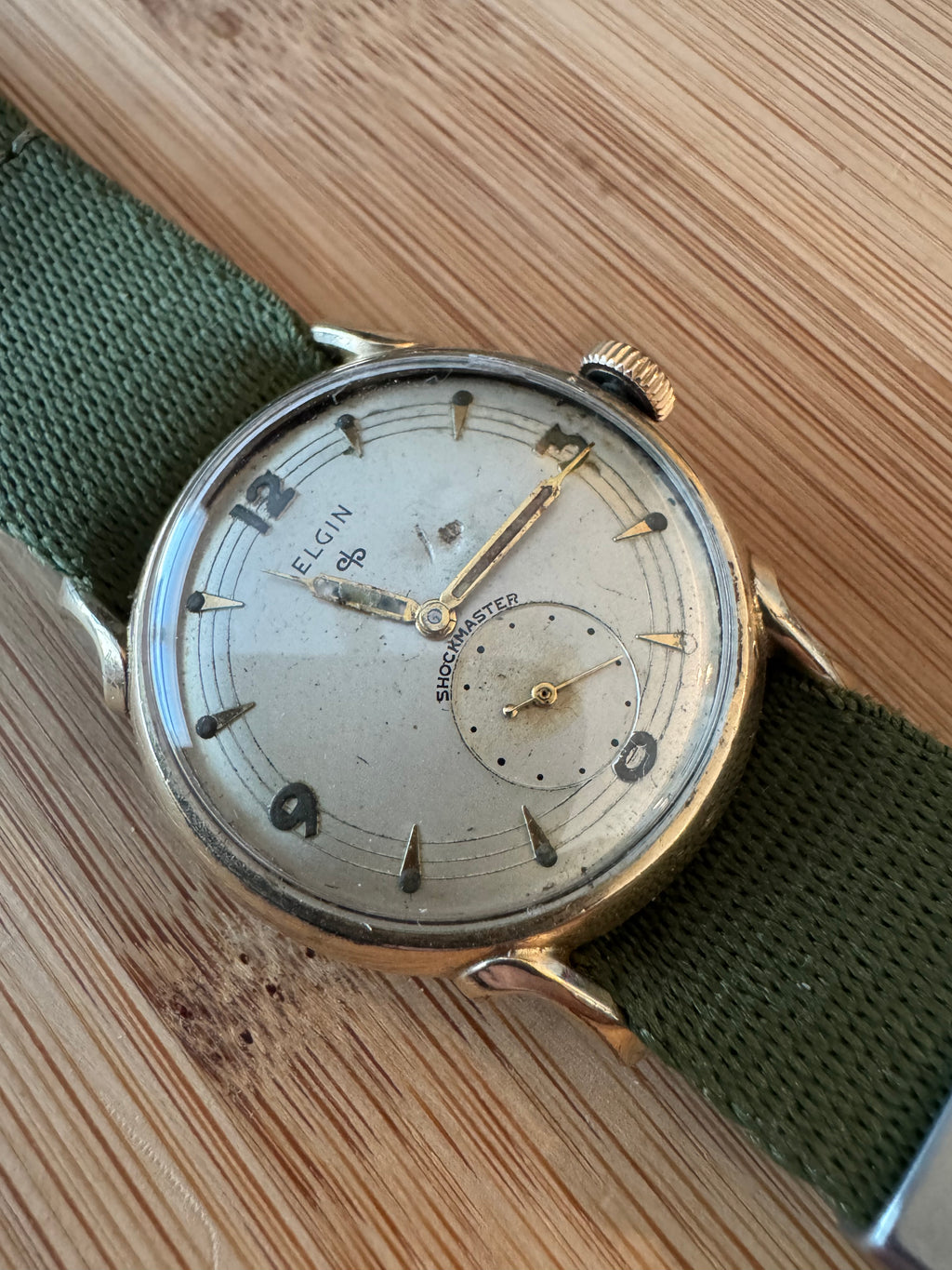 Elgin 1940’s Manual Wind “Bullet Dial”