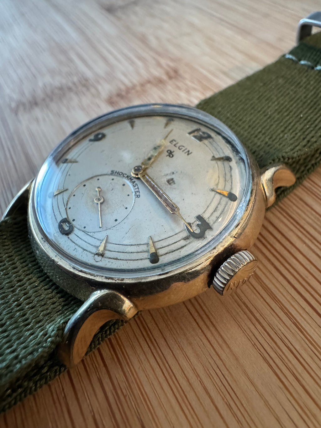 Elgin 1940’s Manual Wind “Bullet Dial”