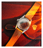 Vintage Tudor Oysterdate Textured Dial Rolex Case and Crown