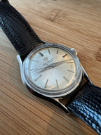 Jules Jurgensen Silver Sunburst Dial Manual Wind Circa 1950’s