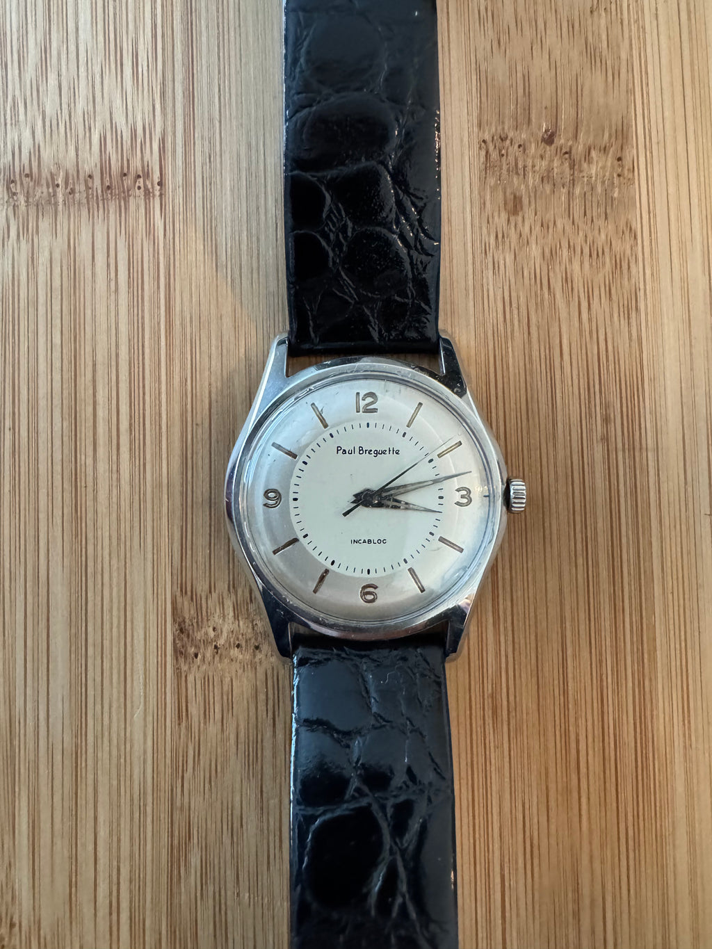 1950’s Paul Breguet Incabloc Manual Wind